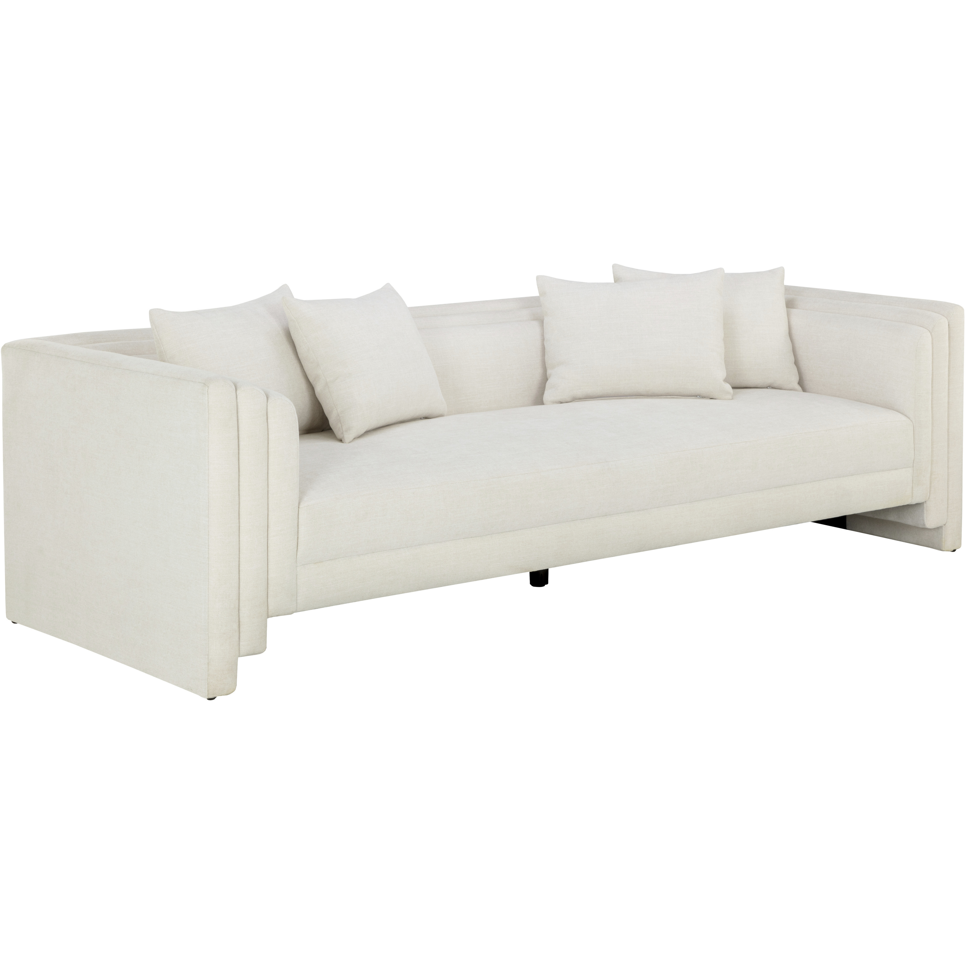 Kira Heather Ivory Tweed Sofa